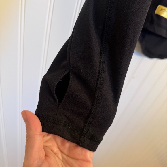 Betsey Johnson Black Performance Sport Jacket with Gold Accent Women’s Size XS - Picture 5 of 12